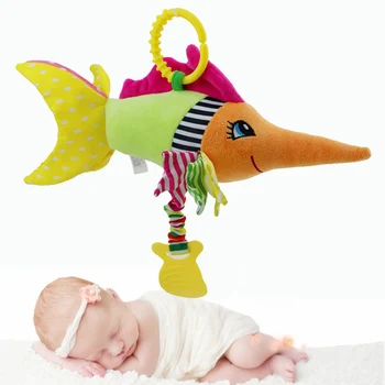New Cute Fish Hanging Bed Toy Bell Soft Plush Educational for Children Baby Stroller
New Cute Fish Hanging Bed Toy Bell Soft Plush Educational for Children Baby Stroller
