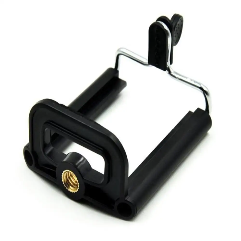 Black Adjustable Universal Mobile Phone Clip Clamp Holder Stand U Slot Mount Self-timer Bracket Rack Tripod Accessories
Black Adjustable Universal Mobile Phone Clip Clamp Holder Stand U Slot Mount Self-timer Bracket Rack Tripod Accessories