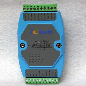 C-7065D 4 way isolation digital input /5 path A type electromagnetic relay output module 
C-7065D 4 way isolation digital input /5 path A type electromagnetic relay output module