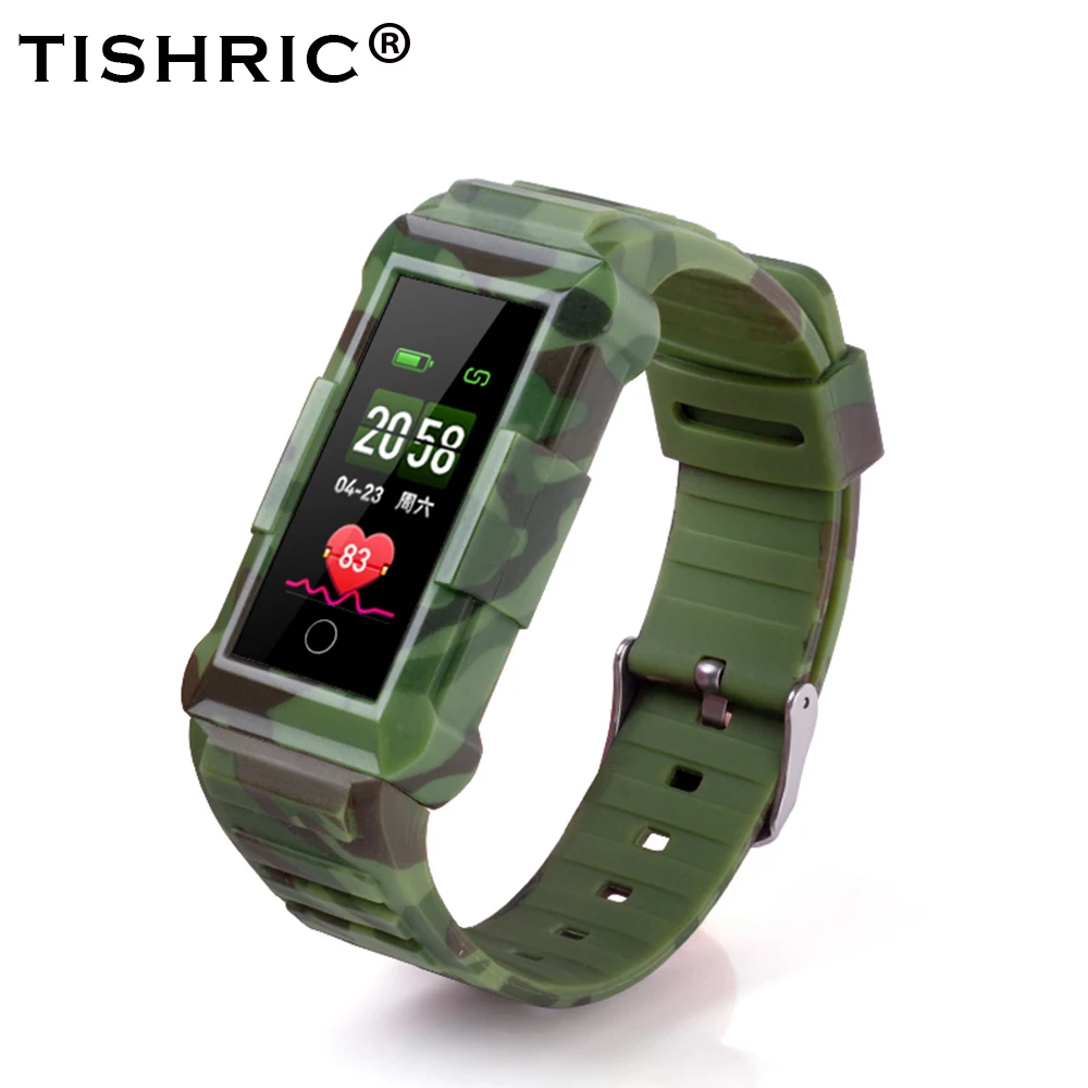 TISHRIC Camouflage Sport Fitness Smart Bracelet Man GPS IP68 smart band Waterproof Smart Watch Activity tracker/bracelet
TISHRIC Camouflage Sport Fitness Smart Bracelet Man GPS IP68 smart band Waterproof Smart Watch Activity tracker/bracelet