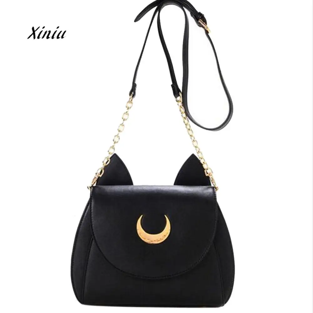 New Fashion Women Handbag Sailor Moon Shoulder Bag Ladies High Quality Luna Leather Handbag Women Crossbody Messenger Bags
New Fashion Women Handbag Sailor Moon Shoulder Bag Ladies High Quality Luna Leather Handbag Women Crossbody Messenger Bags