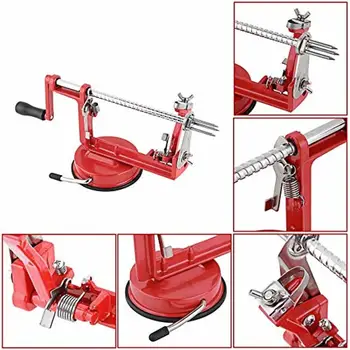 3-in-1 Apple Slinky Machine Peeler Corer Potato Fruit Cutter Slicer Kitchen Tool Kitchen Appliances
3-in-1 Apple Slinky Machine Peeler Corer Potato Fruit Cutter Slicer Kitchen Tool Kitchen Appliances