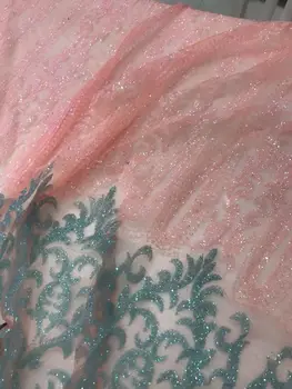 Hot selling Sophia-2.2520 glued glitter sequins lace fabric African French net tulle Lace Fabric for party
Hot selling Sophia-2.2520 glued glitter sequins lace fabric African French net tulle Lace Fabric for party