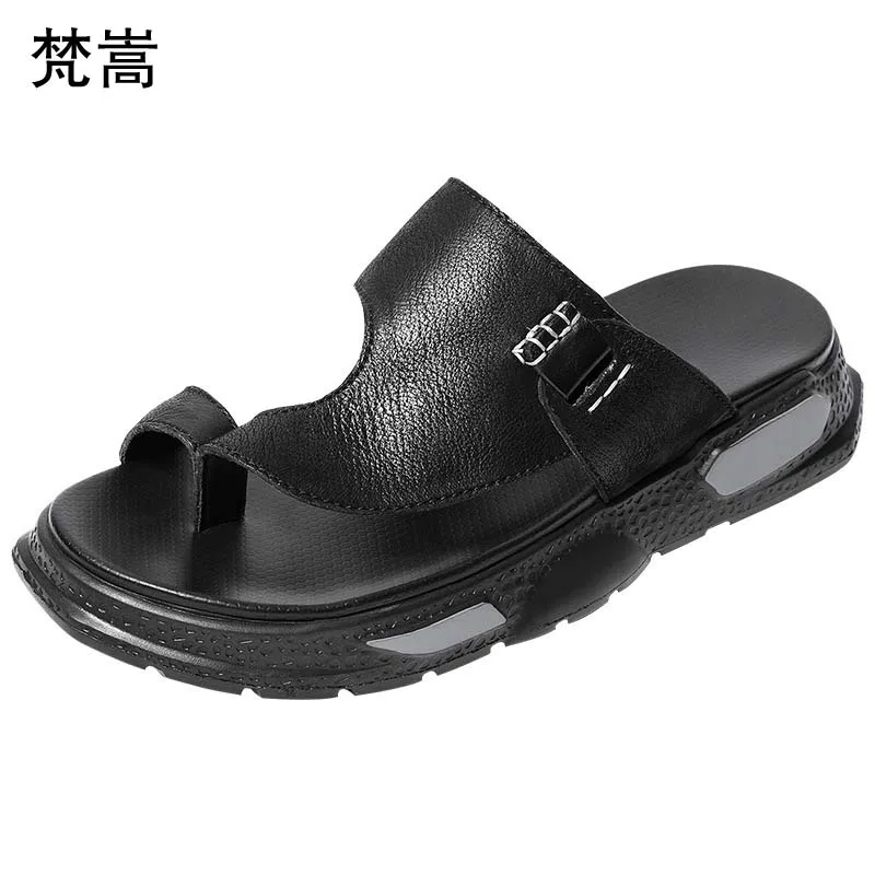 Genuine Leather slippers summer cowhide fender summer men genuine leather slippers Flip Flops casual Shoes beach outdoor 
Genuine Leather slippers summer cowhide fender summer men genuine leather slippers Flip Flops casual Shoes beach outdoor