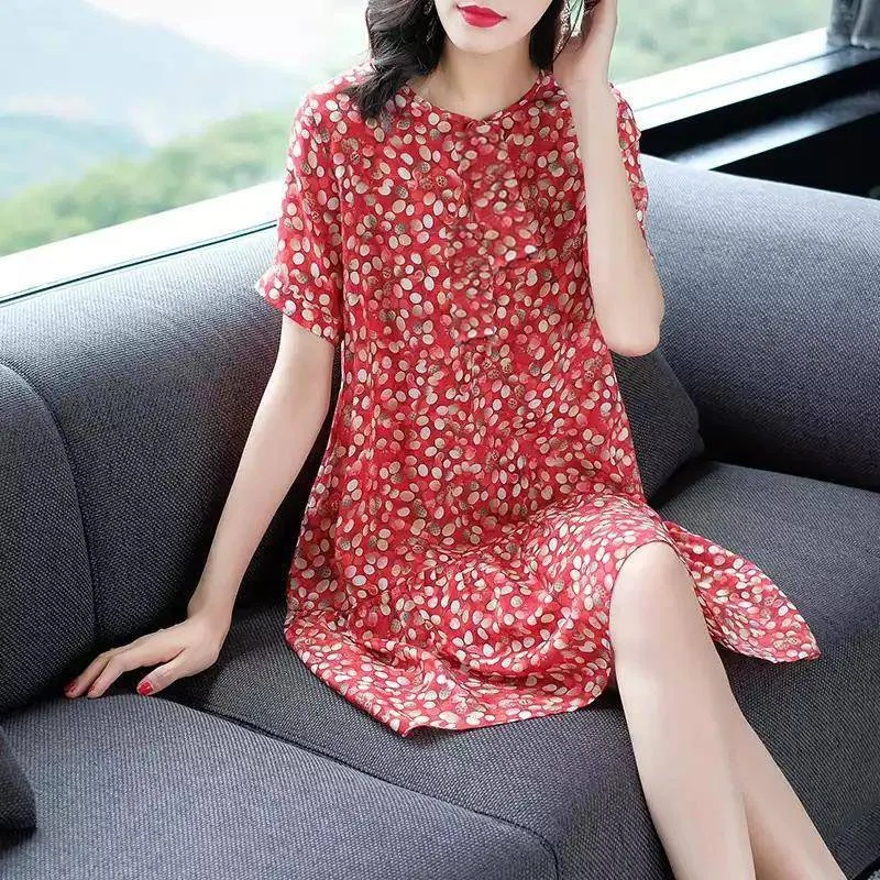 Women Spring Summer Style Casual Dresses Lady Short Sleeve Flower Printed Mini Dresses Vestidos DF2490
Women Spring Summer Style Casual Dresses Lady Short Sleeve Flower Printed Mini Dresses Vestidos DF2490