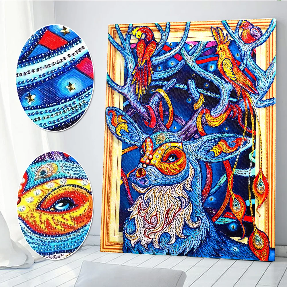 Nabi 5D Diamond Painting Deer Special Shape Diamond Embroidery Animal Rhinestone Paint By Diamonds Handicraft Set 40x50cm
Nabi 5D Diamond Painting Deer Special Shape Diamond Embroidery Animal Rhinestone Paint By Diamonds Handicraft Set 40x50cm