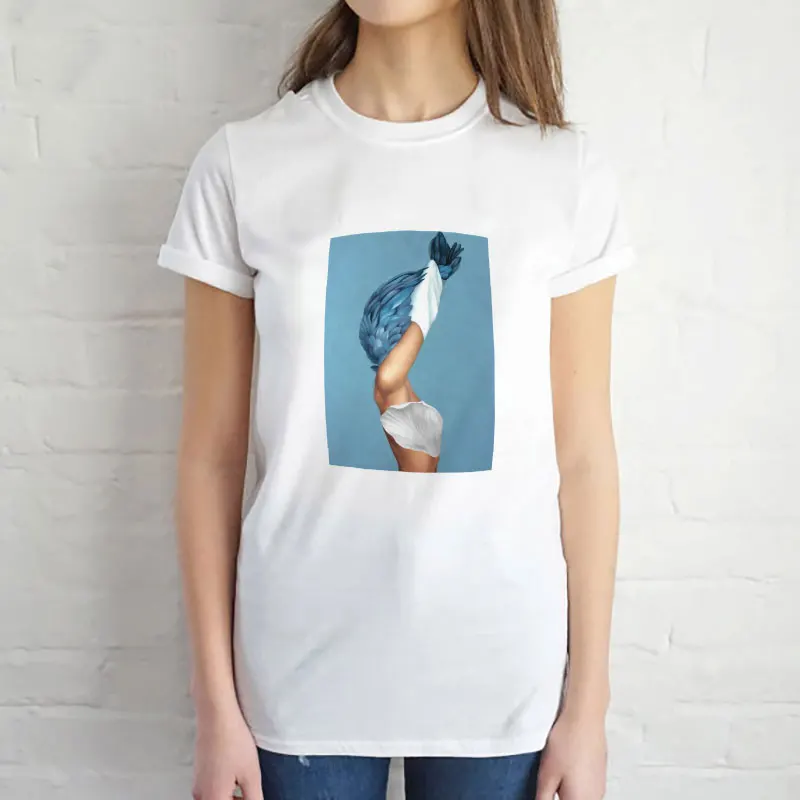 Summer Tops For Women 2019 Harajuku Shirt Sexy Flower Feather Female T-shirt Tumblr Hipster Aesthetic Leisure Streetwear T Shirt
Summer Tops For Women 2019 Harajuku Shirt Sexy Flower Feather Female T-shirt Tumblr Hipster Aesthetic Leisure Streetwear T Shirt