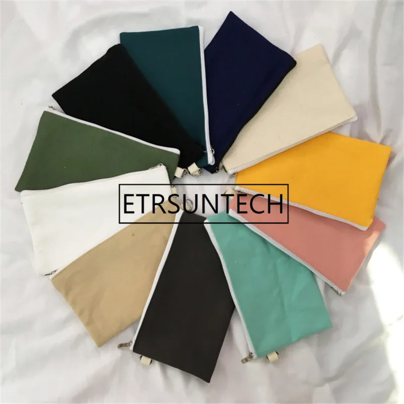 500pcs Coloful blank canvas zipper Pencil cases pen pouches cotton cosmetic Bags makeup bags Mobile phone clutch bag organizer
500pcs Coloful blank canvas zipper Pencil cases pen pouches cotton cosmetic Bags makeup bags Mobile phone clutch bag organizer