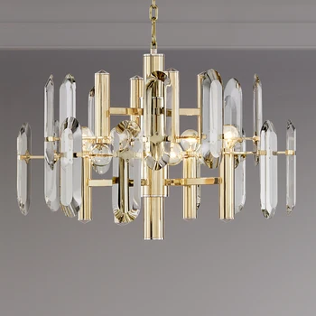 Modern Gold crystal led ceiling chandeliers lighting for Living room Bedroom kitchen luxury lustres teto hanging light fixtures
Modern Gold crystal led ceiling chandeliers lighting for Living room Bedroom kitchen luxury lustres teto hanging light fixtures