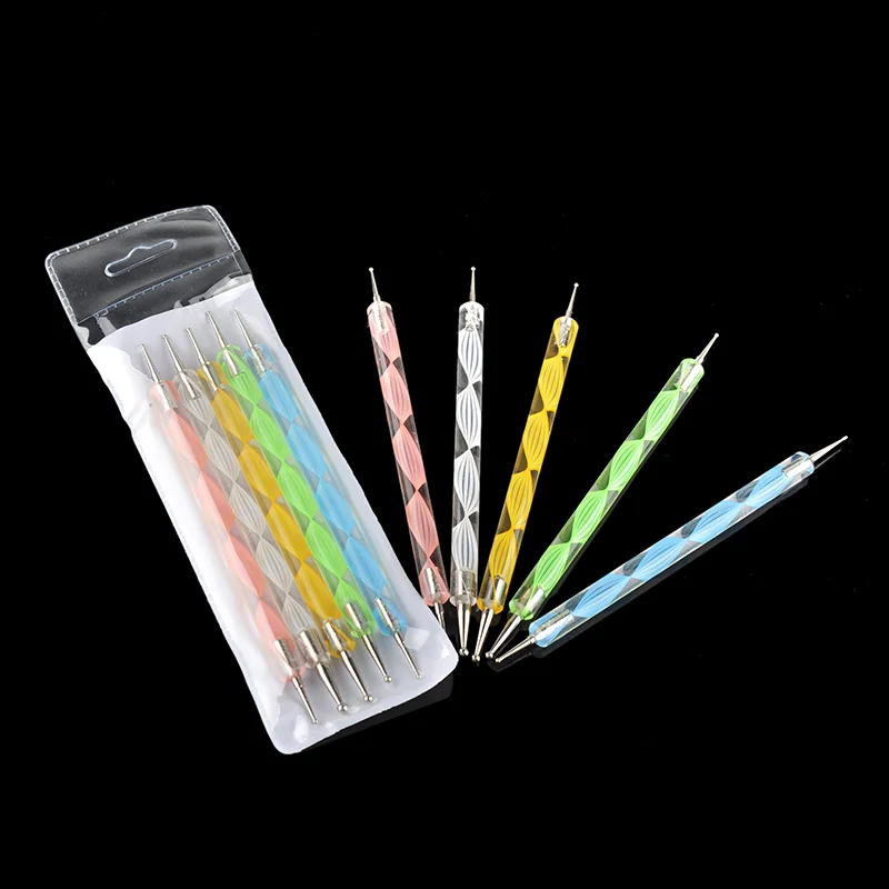 1 Set/5 Pcs Dotting Pen Marbleizing Tool Nail Polish Paint Manicure Dot Nail Art Set Point Drill Pen Nail Dotter Tools
1 Set/5 Pcs Dotting Pen Marbleizing Tool Nail Polish Paint Manicure Dot Nail Art Set Point Drill Pen Nail Dotter Tools