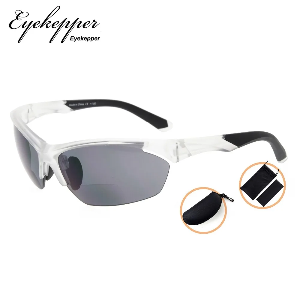 SG902Eyekepper TR90 Sports Bifocal Sunglasses Baseball Running Fishing Driving Golf Softball Hiking Half-Rimless Reading Glasses
SG902Eyekepper TR90 Sports Bifocal Sunglasses Baseball Running Fishing Driving Golf Softball Hiking Half-Rimless Reading Glasses