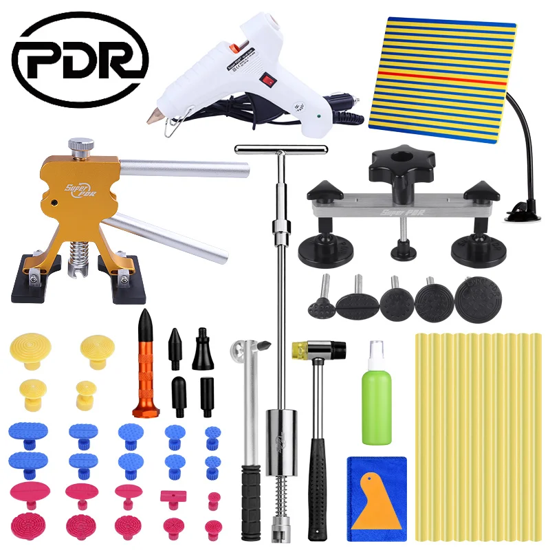 PDR Professional Vehicle Dent Repair Car Body Dent Repair Tools Puller Hand Tool LED Line Board Glue Sticker Set
PDR Professional Vehicle Dent Repair Car Body Dent Repair Tools Puller Hand Tool LED Line Board Glue Sticker Set