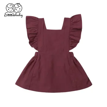 Infant Baby Girl Dress Toddler Kid Clothes Summer Solid Color Outfit Ruffle Princess Party Dress Baby Clothing 0-3T
Infant Baby Girl Dress Toddler Kid Clothes Summer Solid Color Outfit Ruffle Princess Party Dress Baby Clothing 0-3T