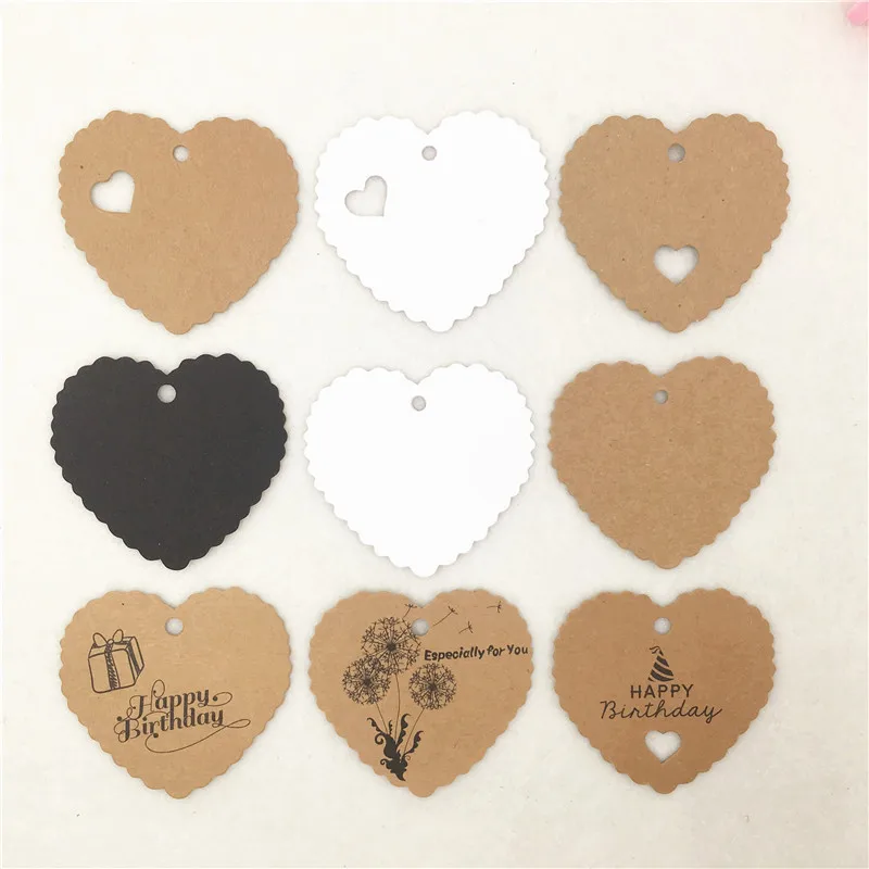 100Pcs Flower Side Heart Shape Paper Tags for Clothing Shoes Hanging Tag Craft Gift Wedding/Birthday Party Candy Box Price Tag
100Pcs Flower Side Heart Shape Paper Tags for Clothing Shoes Hanging Tag Craft Gift Wedding/Birthday Party Candy Box Price Tag