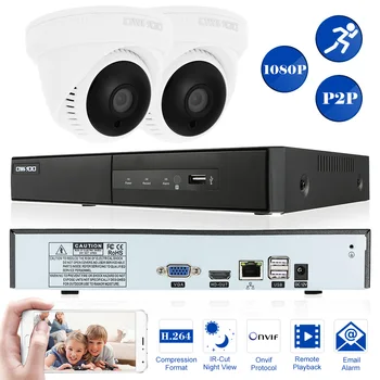 OWSOO 4CH CCTV System Full 1080P NVR 2PCS FHD 1080P 2MP IR Night View Indoor P2P IP CCTV Security Camera System Surveillance Kit
OWSOO 4CH CCTV System Full 1080P NVR 2PCS FHD 1080P 2MP IR Night View Indoor P2P IP CCTV Security Camera System Surveillance Kit