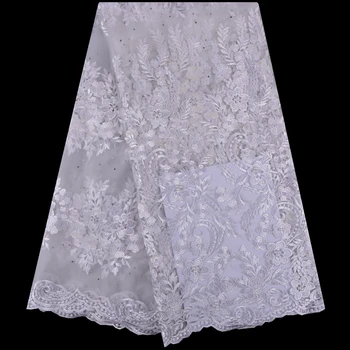 Nigerian Lace Fabric Embroidered Beaded Fashion African French Lace Fabric High Quality A1223
Nigerian Lace Fabric Embroidered Beaded Fashion African French Lace Fabric High Quality A1223
