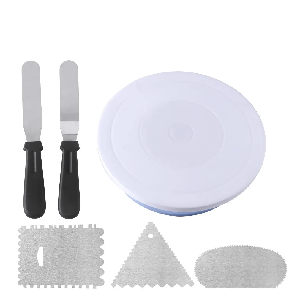 6PCs/Set Plastic Cake Turntable Rotating Cake Plastic Dough Knife Decorating 10 Inch Cream Cakes Stand Cake Rotary Table
6PCs/Set Plastic Cake Turntable Rotating Cake Plastic Dough Knife Decorating 10 Inch Cream Cakes Stand Cake Rotary Table