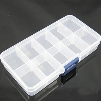 Plastic 10 Slots Compartment Adjustable Jewelry Necklace Transparent Storage Box Case Holder Craft Organizer
Plastic 10 Slots Compartment Adjustable Jewelry Necklace Transparent Storage Box Case Holder Craft Organizer