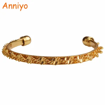 Anniyo Small Twisted Bracelets for Women/Mother Gold Color Cuff Bangle Jewelry Birthday Gifts #094606
Anniyo Small Twisted Bracelets for Women/Mother Gold Color Cuff Bangle Jewelry Birthday Gifts #094606