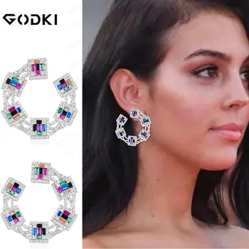 GODKI 2019 Charms Multicolor Cubic Zirconia Statement Earrings African korean Elegant Womens Stud Earrings in Jewelry 2019
GODKI 2019 Charms Multicolor Cubic Zirconia Statement Earrings African korean Elegant Womens Stud Earrings in Jewelry 2019