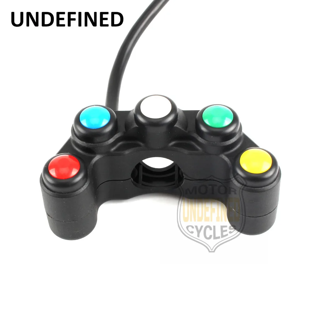 UNDEFINED Universal Motorcycle Parts Race Bikes 22mm Handlebar Switch 5 button Array Switches For Yamaha Kawasaki Honda Suzuki
UNDEFINED Universal Motorcycle Parts Race Bikes 22mm Handlebar Switch 5 button Array Switches For Yamaha Kawasaki Honda Suzuki
