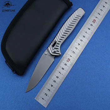LEMIFSHE 781 Limited Edition D2 Steel Aluminum handle Foldable knife camping pocket Survival Hunting Kitchen Knives EDC Tool
LEMIFSHE 781 Limited Edition D2 Steel Aluminum handle Foldable knife camping pocket Survival Hunting Kitchen Knives EDC Tool