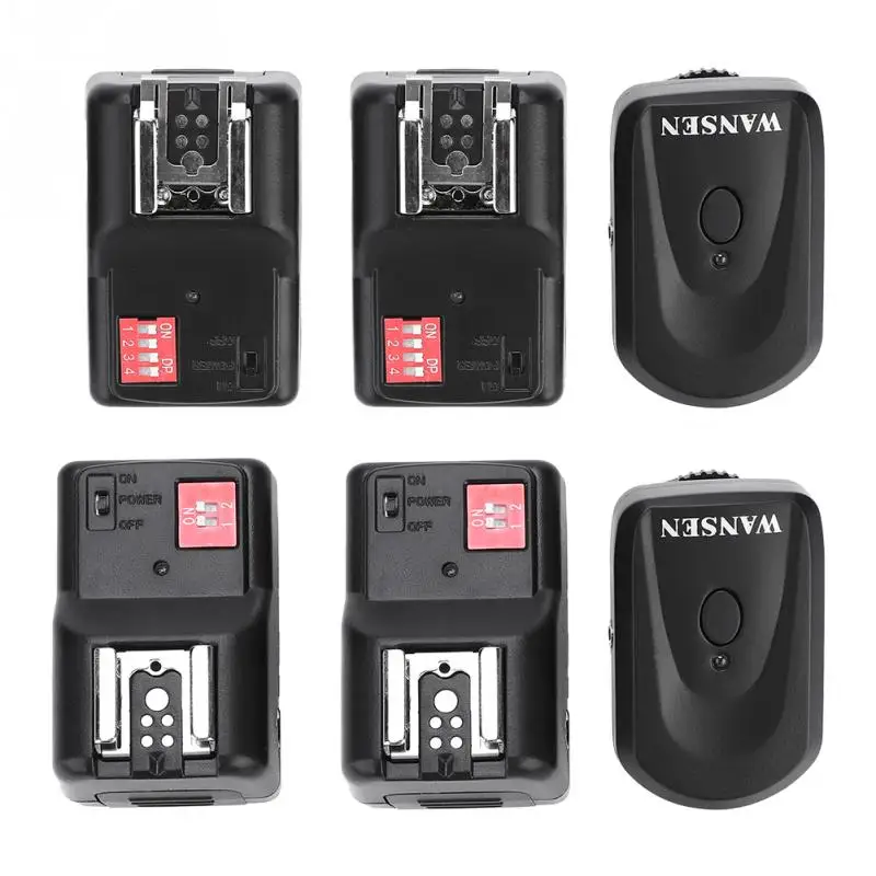 PT-16GY PT-04GY Wireless Remote Speedlite 1 Flash Trigger+2 Receivers For Canon Nikon Pentax Olympu DSLR Flashlight Synchronizer
PT-16GY PT-04GY Wireless Remote Speedlite 1 Flash Trigger+2 Receivers For Canon Nikon Pentax Olympu DSLR Flashlight Synchronizer