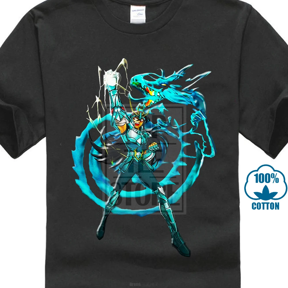 The Knights Of The Zodiac Shiryu Dragon Saint Seiya Short Sleeved T Shirt Adult Unique Tees Shirt Pure Cotton Men For Group
The Knights Of The Zodiac Shiryu Dragon Saint Seiya Short Sleeved T Shirt Adult Unique Tees Shirt Pure Cotton Men For Group