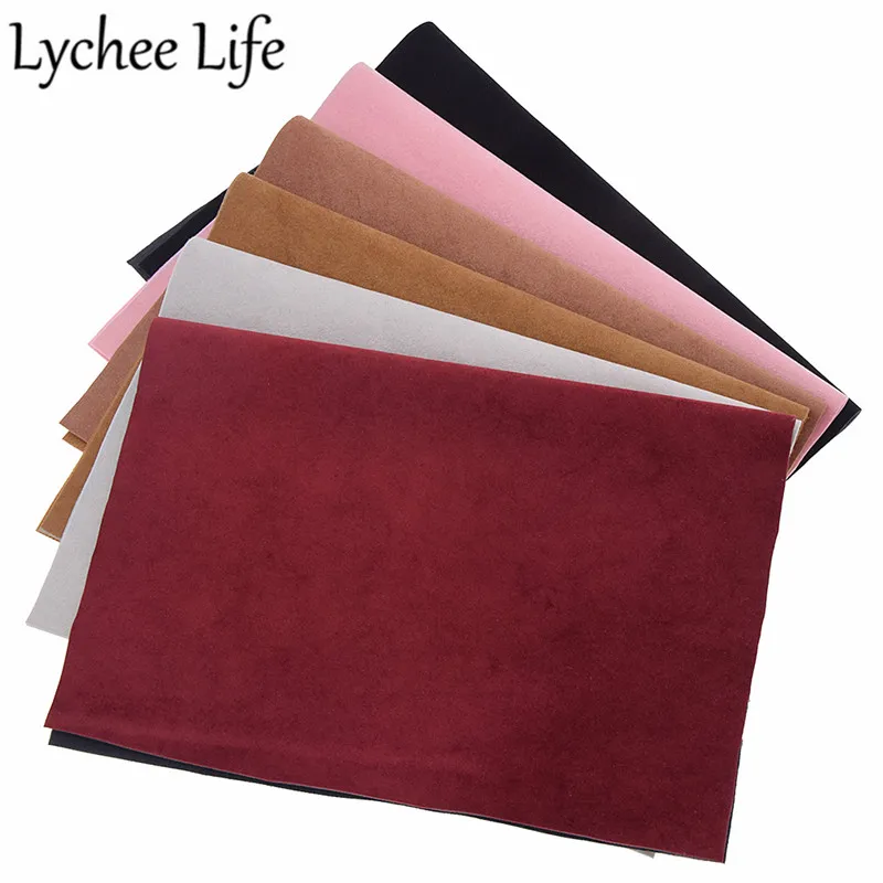 Lychee Life A4 Velvet Synthetic Fabric Colorful PU 29x21cm Fabric DIY Modern Home Garment Textile Sewing Clothes Accessories
Lychee Life A4 Velvet Synthetic Fabric Colorful PU 29x21cm Fabric DIY Modern Home Garment Textile Sewing Clothes Accessories