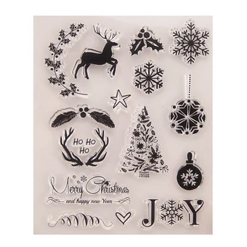 2019 Christmas Tree Snowflake Transparent Clear Stamps Silicone Seals For DIY Scrapbooking Photo Album Card Making
2019 Christmas Tree Snowflake Transparent Clear Stamps Silicone Seals For DIY Scrapbooking Photo Album Card Making