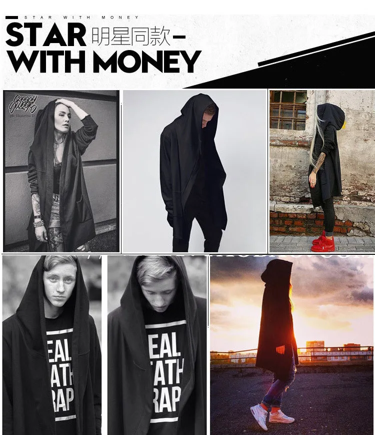 Fashionable unisex Mantle Hooded Cloak Coat Wizard Costume Wizard costume Dark Sorcerer Robe Halloween Costume for man and women
Fashionable unisex Mantle Hooded Cloak Coat Wizard Costume Wizard costume Dark Sorcerer Robe Halloween Costume for man and women