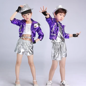 Girls Boys Gold Silver Ballroom Jazz Hip Hop Dance Competition Costume Kid Clothing Clothes Hoodie Shirt Top Pants Dancing Wear
Girls Boys Gold Silver Ballroom Jazz Hip Hop Dance Competition Costume Kid Clothing Clothes Hoodie Shirt Top Pants Dancing Wear