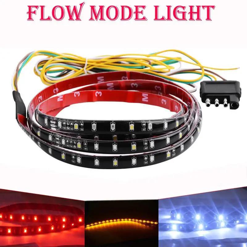 40inch Yellow Red White 5 Function Flexible LED Strip Tailgate Bar Truck Brake Reverse Signal Light For Pickup Car Truck SUV
40inch Yellow Red White 5 Function Flexible LED Strip Tailgate Bar Truck Brake Reverse Signal Light For Pickup Car Truck SUV