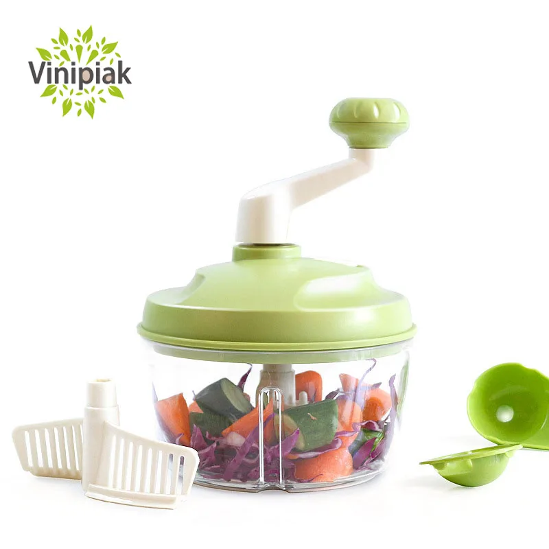 Multifunctional Vegetable Food Chopper Onion Meat Grinder Egg Blender Manual Stainless Steel Blade Kitchen Tool Food Prosessor
Multifunctional Vegetable Food Chopper Onion Meat Grinder Egg Blender Manual Stainless Steel Blade Kitchen Tool Food Prosessor
