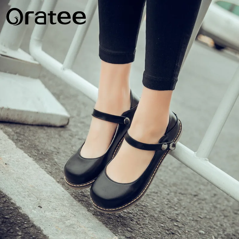 New Fashion Round Toe Women's Flats Shallow Mouth Mary Jane Women Flats Concise Ankle Strap Ladies Casual Flat Shoes Size 33-43
New Fashion Round Toe Women's Flats Shallow Mouth Mary Jane Women Flats Concise Ankle Strap Ladies Casual Flat Shoes Size 33-43