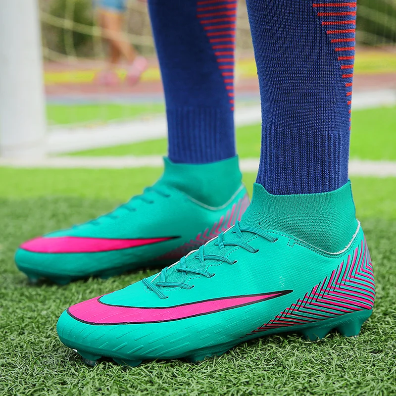 Man Football shoes Spring Autumn Turf Soccer Shoes Yellow Orange High Ankle Football Boots Lace Up Sneakers Long Spikes Men
Man Football shoes Spring Autumn Turf Soccer Shoes Yellow Orange High Ankle Football Boots Lace Up Sneakers Long Spikes Men