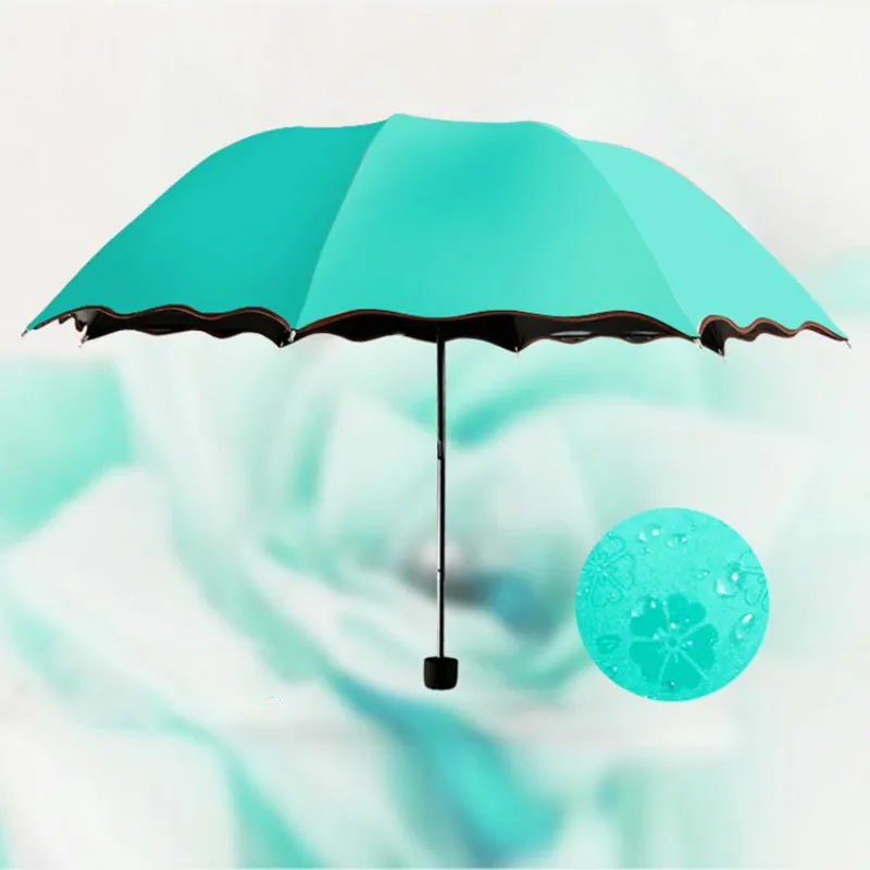 New Sun Umbrella Folding Umbrella Sun Protection UV Men and Women,Color changing umbrella, Encountering water showing flowers
New Sun Umbrella Folding Umbrella Sun Protection UV Men and Women,Color changing umbrella, Encountering water showing flowers
