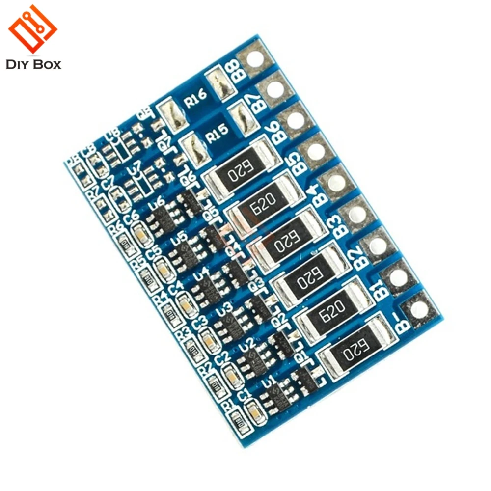 6S 22.2V 4.2V DIY 66mA 18650 Lithium Battery Charger Protection Board Balance Function Polymer Li-ion Charging Module BMS
6S 22.2V 4.2V DIY 66mA 18650 Lithium Battery Charger Protection Board Balance Function Polymer Li-ion Charging Module BMS