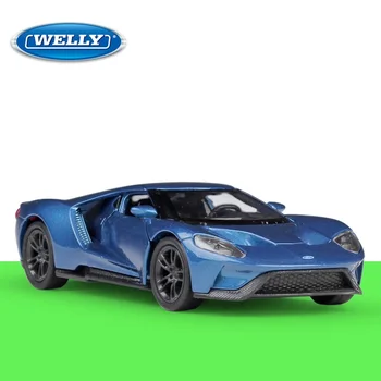 1:36 Welly 2017 Ford GT blue Diecast model car
1:36 Welly 2017 Ford GT blue Diecast model car