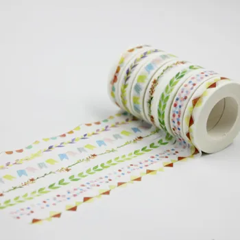 10mm*10m Adhesive Tape Kawaii Scrapbooking DIY Craft Sticky Deco Masking Japan Washi Tape Cute Stationery
10mm*10m Adhesive Tape Kawaii Scrapbooking DIY Craft Sticky Deco Masking Japan Washi Tape Cute Stationery