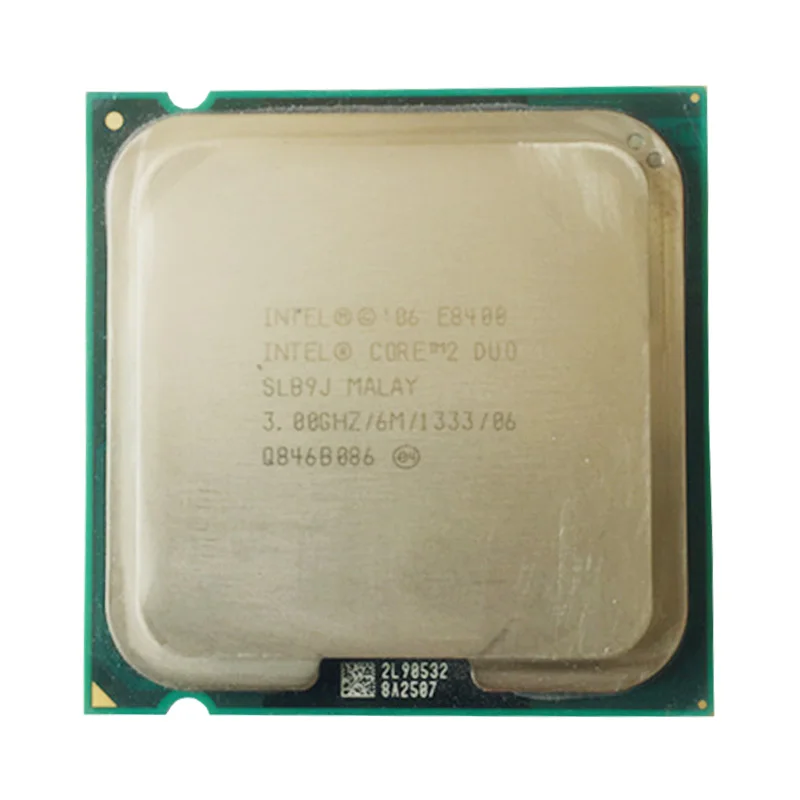 INTEL CORE 2 E8400 LAG 775 SOCKET 3.0GHz /65W /6M /FSB 1333 DESKTOP CPU DUAL CORE processor
INTEL CORE 2 E8400 LAG 775 SOCKET 3.0GHz /65W /6M /FSB 1333 DESKTOP CPU DUAL CORE processor