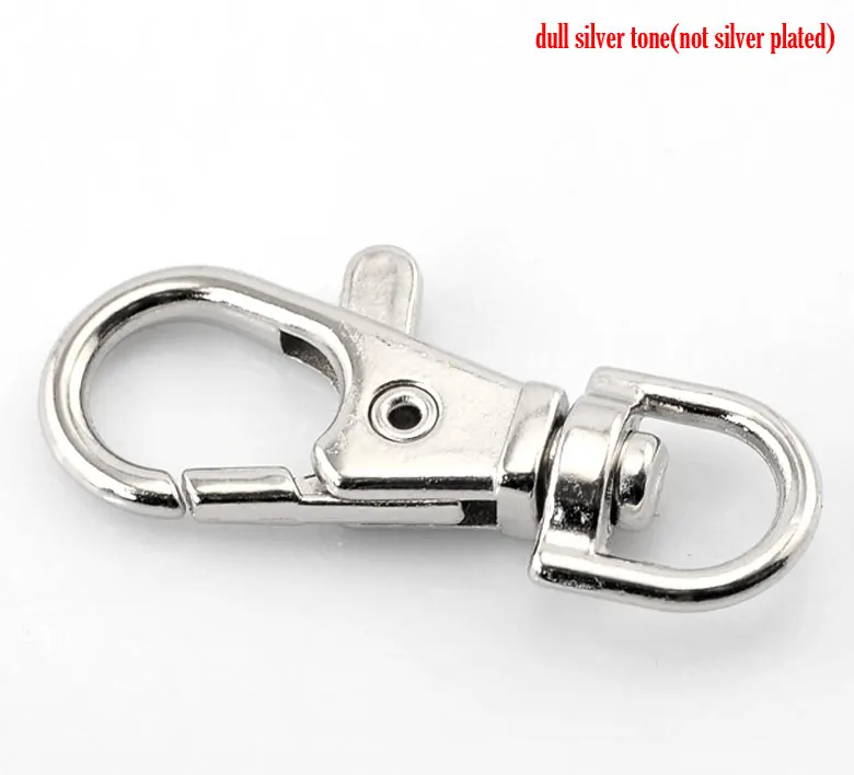 DoreenBeads 3PCs Silver Tone Lobster Swivel Clasps for Key Ring 38x16mm(1 4/8"x5/8")
DoreenBeads 3PCs Silver Tone Lobster Swivel Clasps for Key Ring 38x16mm(1 4/8"x5/8")