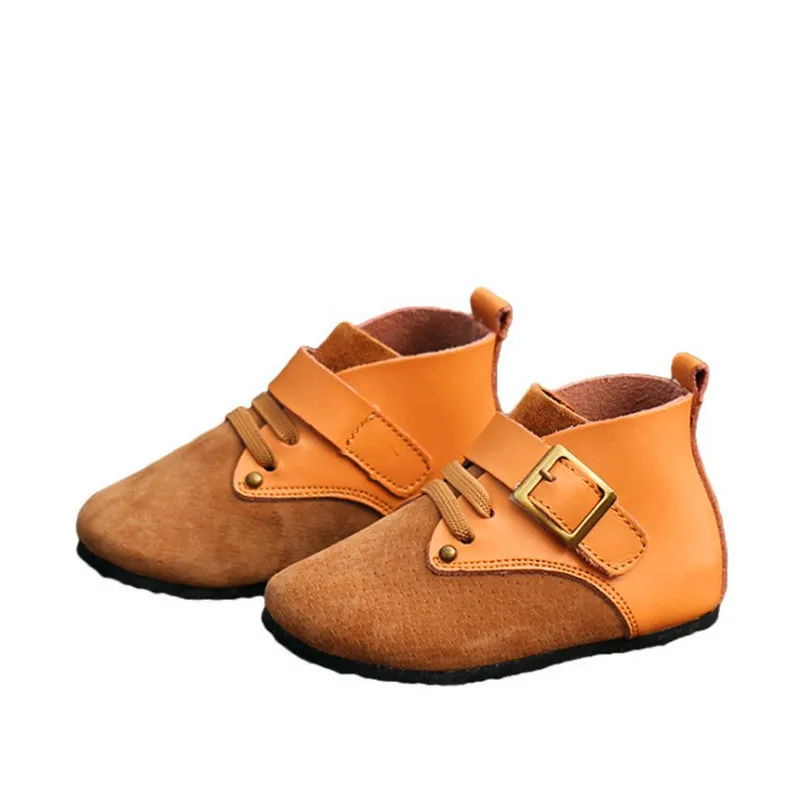 Children's Shoes 2019 Autumn Boys And Girls Short Single Boots Leather Boots Korean Baby Genuine Leather Soft Bottom Boots 22-31
Children's Shoes 2019 Autumn Boys And Girls Short Single Boots Leather Boots Korean Baby Genuine Leather Soft Bottom Boots 22-31