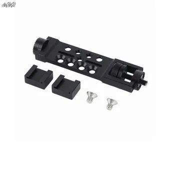 osmo + Gimbal Extended Arm Mount Holde CNC Bracket 1/4 screw Hot Shoe for dji osmo camera Handheld Camera Accessories
osmo + Gimbal Extended Arm Mount Holde CNC Bracket 1/4 screw Hot Shoe for dji osmo camera Handheld Camera Accessories