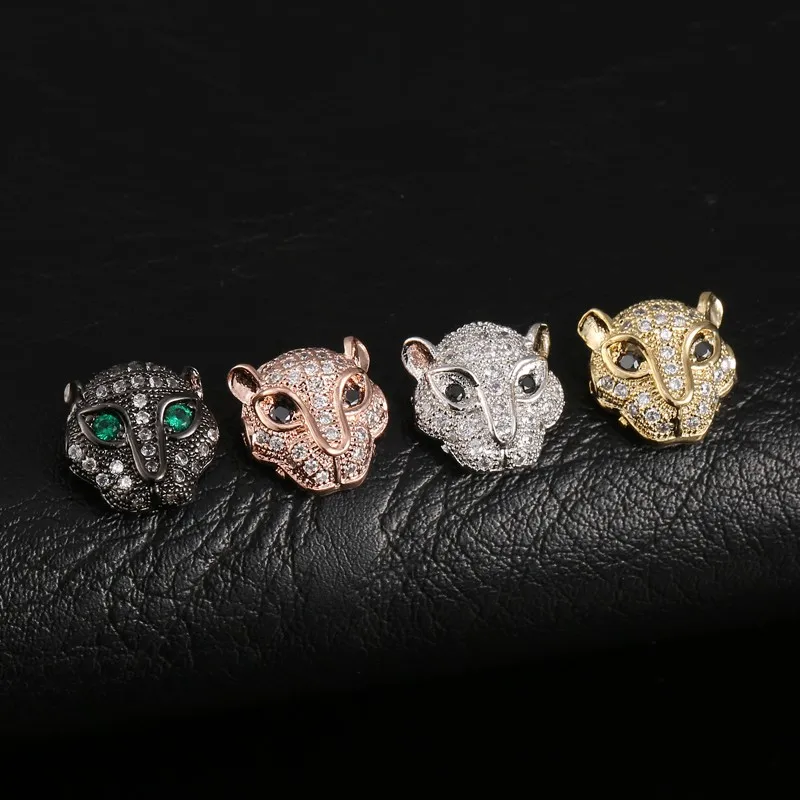 Kang hua 2019 personality Trend Pave CZ Copper 4 Color Leopard head Jewelry DIY Handmade charming Women&Men Bracelet Accessories
Kang hua 2019 personality Trend Pave CZ Copper 4 Color Leopard head Jewelry DIY Handmade charming Women&Men Bracelet Accessories