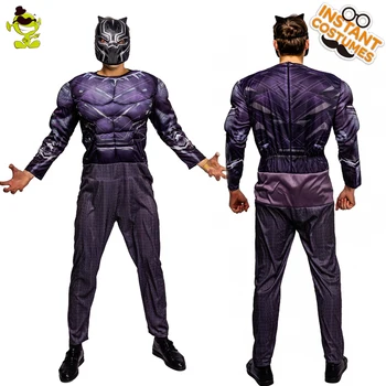 Men Black Muscle Costume Role Play Adult Super Muscle Jumpsuit Cosplay Moive Super Hero Halloween Men's Purim Costumes
Men Black Muscle Costume Role Play Adult Super Muscle Jumpsuit Cosplay Moive Super Hero Halloween Men's Purim Costumes