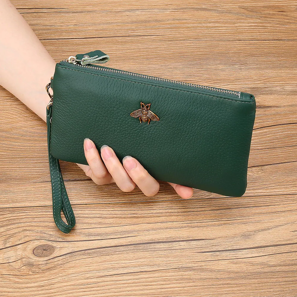 Wallet Women Brand Design Portefeuille Femme Genuine Leather Clutch Women Wallets Fashion Long Carteira Feminina Day Clutches 
Wallet Women Brand Design Portefeuille Femme Genuine Leather Clutch Women Wallets Fashion Long Carteira Feminina Day Clutches