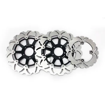 BIKINGBOY Full Set Front Rear Brake Disks Discs Rotors Wave Set for KAWASAKI Ninja ZX9R ZX900C 2000 2001 00 01
BIKINGBOY Full Set Front Rear Brake Disks Discs Rotors Wave Set for KAWASAKI Ninja ZX9R ZX900C 2000 2001 00 01