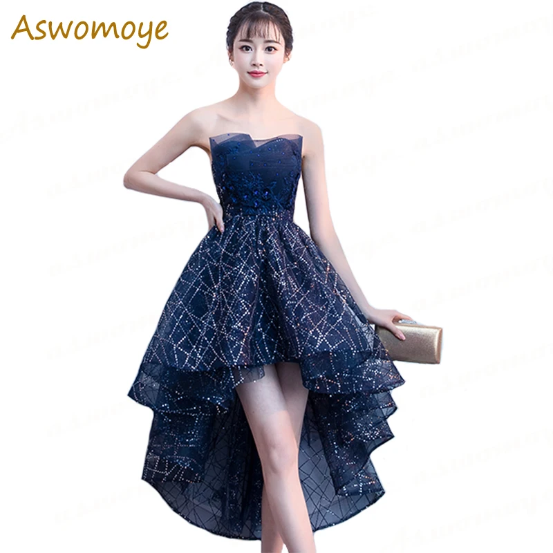Evening Dresses 2018 New Stylish Sexy Short Front Long Back Party Dress Backless Stunning Sequins vestido de festa
Evening Dresses 2018 New Stylish Sexy Short Front Long Back Party Dress Backless Stunning Sequins vestido de festa
