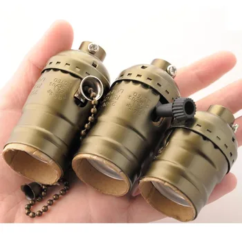 E27 Vintage Light Socket Edison Bulb Lamp Holder E27 Retro Aluminium Pendant Lamp Bases with Switch Ceiling Light Socket 3PCS
E27 Vintage Light Socket Edison Bulb Lamp Holder E27 Retro Aluminium Pendant Lamp Bases with Switch Ceiling Light Socket 3PCS